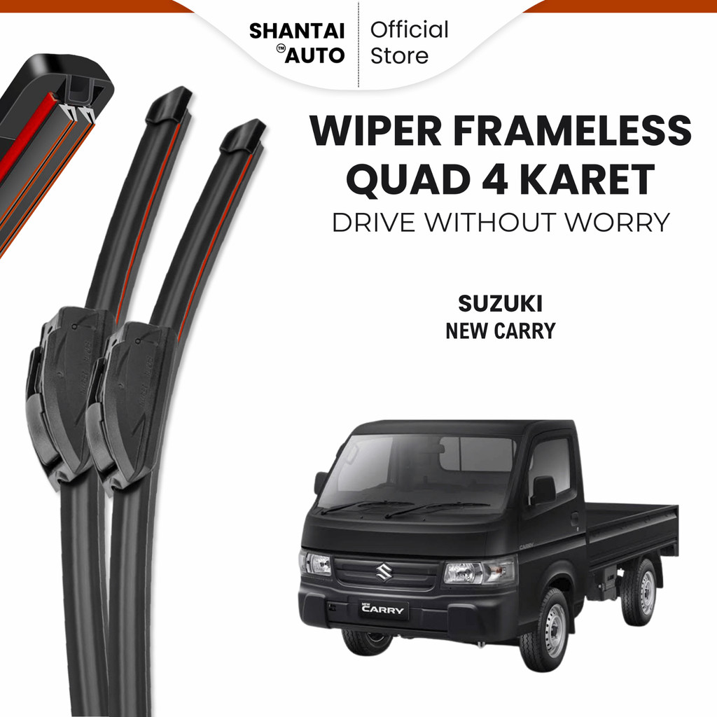 Wiper Suzuki New Carry Quad Kaca Depan Mobil