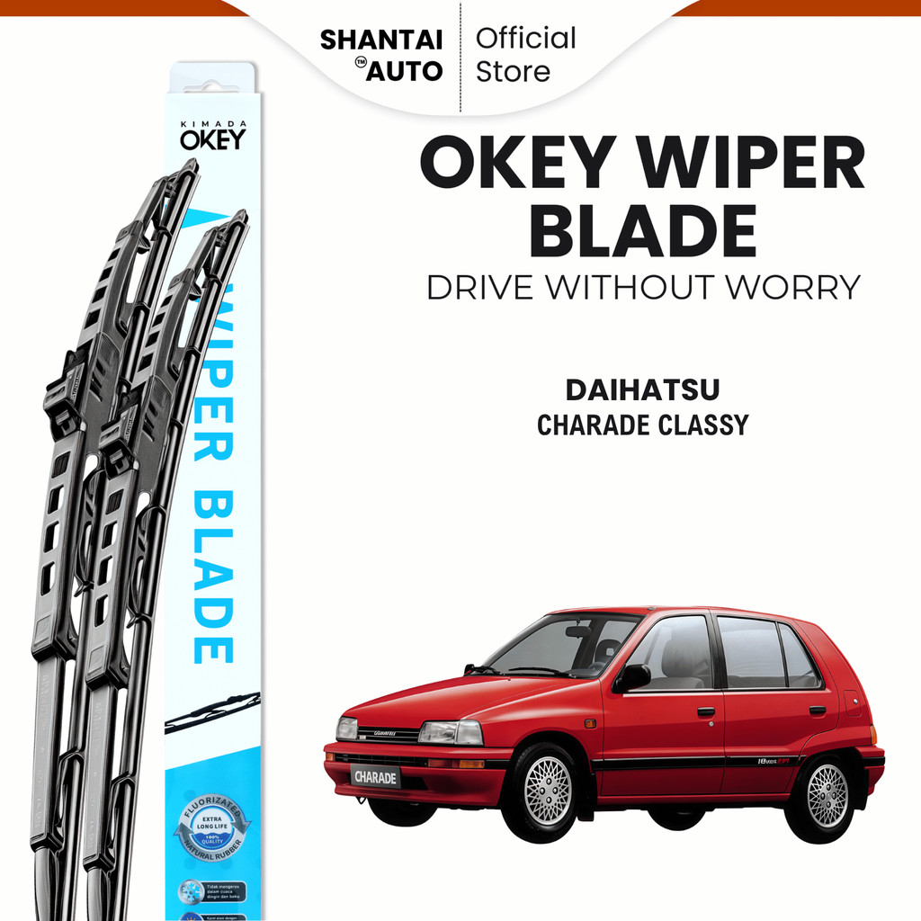Wiper Daihatsu Charade Classy Konvensional Kaca Depan Mobil