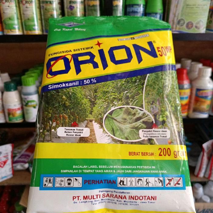 ` Orion Fungisida Sistematik 50 WP - Solusi Protektif & Kuratif untuk Penyakit Busuk Daun