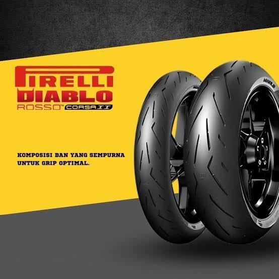 Pirelli Diablo Rosso Corsa Ii 90/80-14, 90/80-17, 100/80-17, 110/70-17