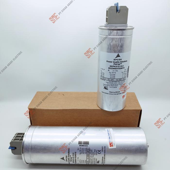 Capasitor Kapasitor Ac 10 / 15 / 20 / 25 Kvar / Epcos Mkp 415