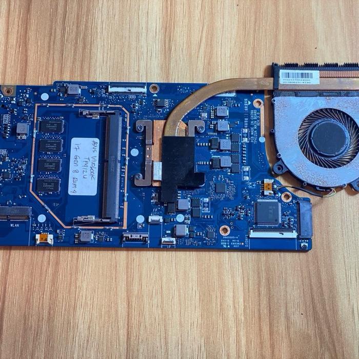 Mobo Mesin Laptop Asus Vivobook TP412U Core i7 Gen 8 Ram 4Gb Original Normal - 05/26