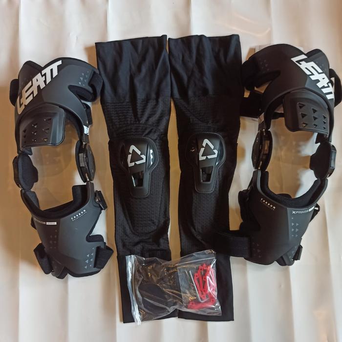 Knee Brace Leatt X-Frame Hybrid Black / NEW LEATT KNEE BRACE MX MTB -05