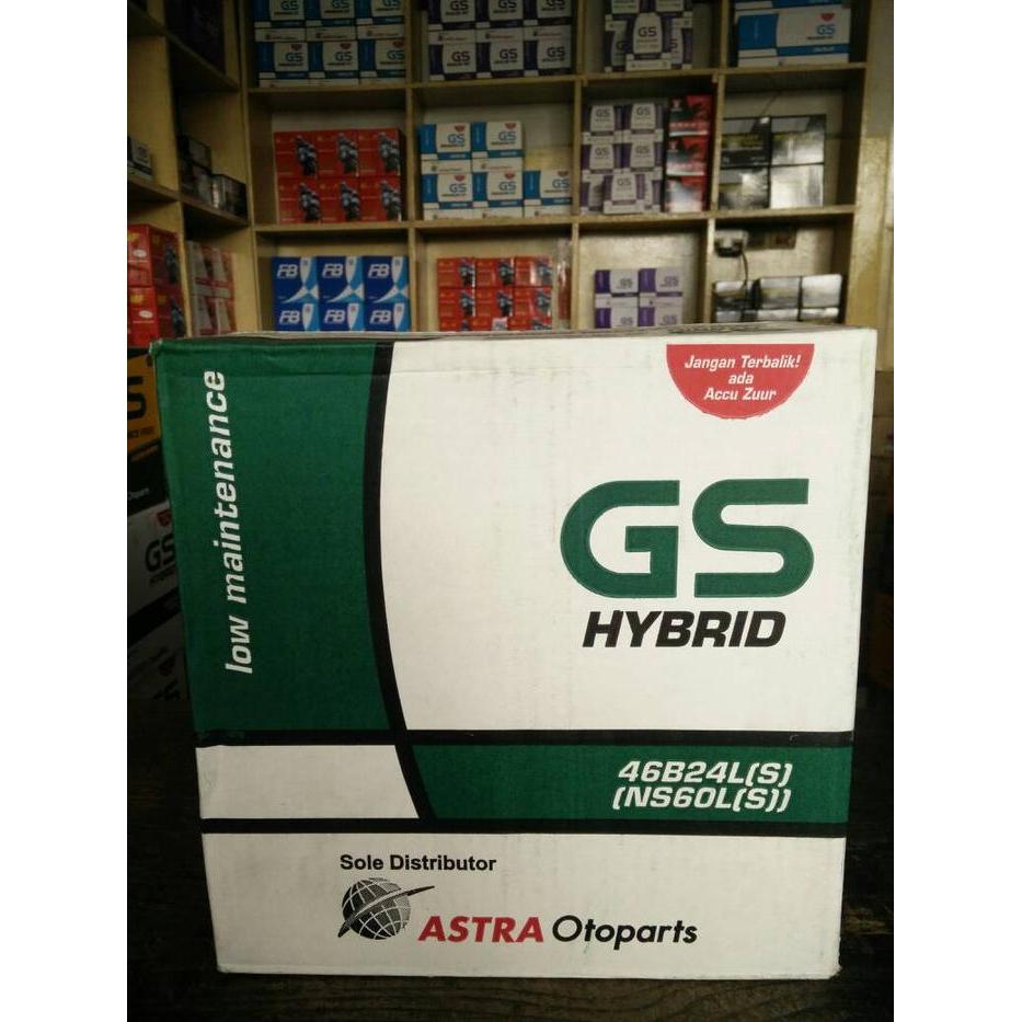 Aki Mobil Toyota Sienta Gs Astra Hybrid Ns60Ls Aki Basah