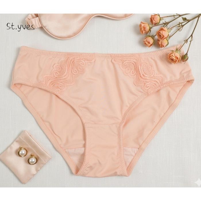 Celana Dalam Wanita / Panty Model Midi St Yves Size M L XL XXL hias Renda Lace Pakaian Dalam /