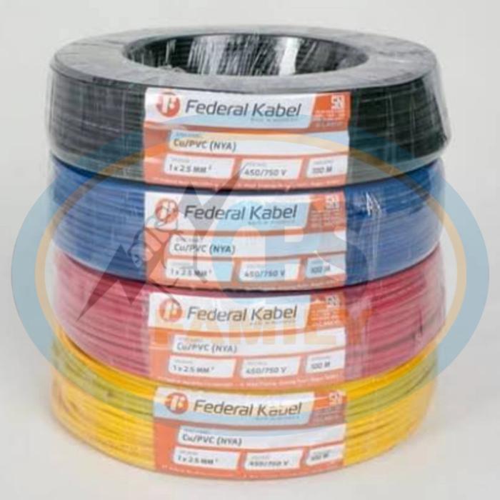 Federal Kabel Serabut Nyaf 1Mm Kabel Serabut 1Core 1Mm 1Roll 100Meter