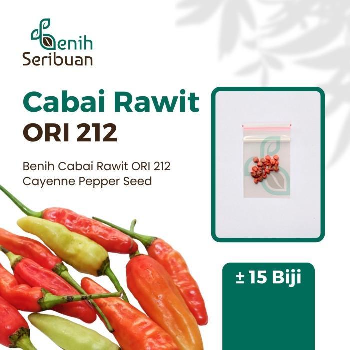 20 Benih Cabe Rawit ORI 212 Buah Jumbo Bibit Sayuran Cabai Rawit Merah