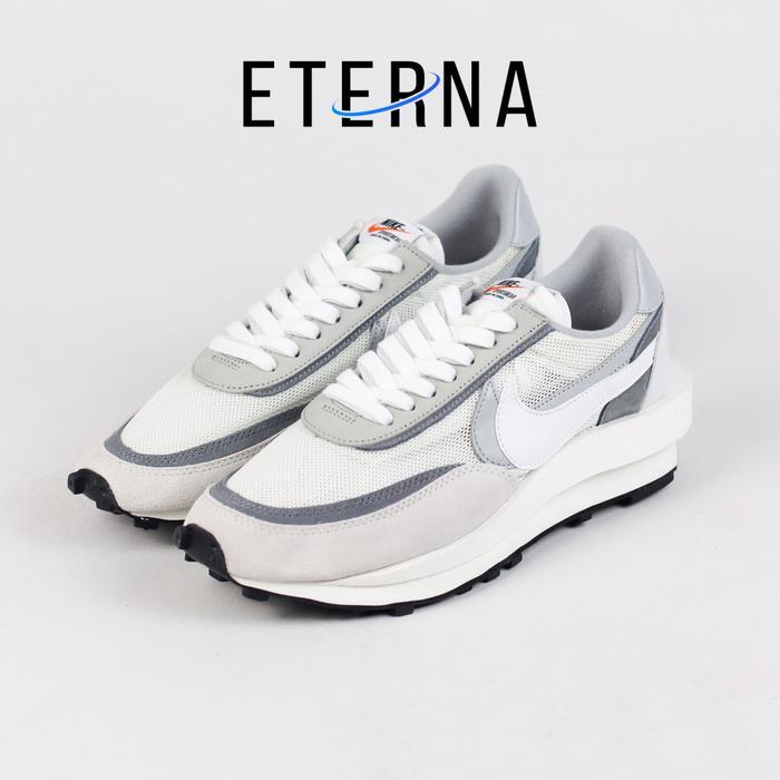 Sacai Waffle Sepatu Sacai LD Waffle Summit White Grey Sneakers - 36