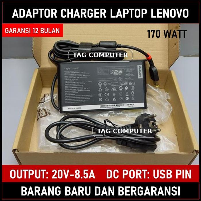 ADAPTOR CHARGER LAPTOP LENOVO LEGION 5 PRO P1 GEN 3 Y7000SE 2017 LEGION 5 RYZEN 4600H GTX 1650Ti 20V