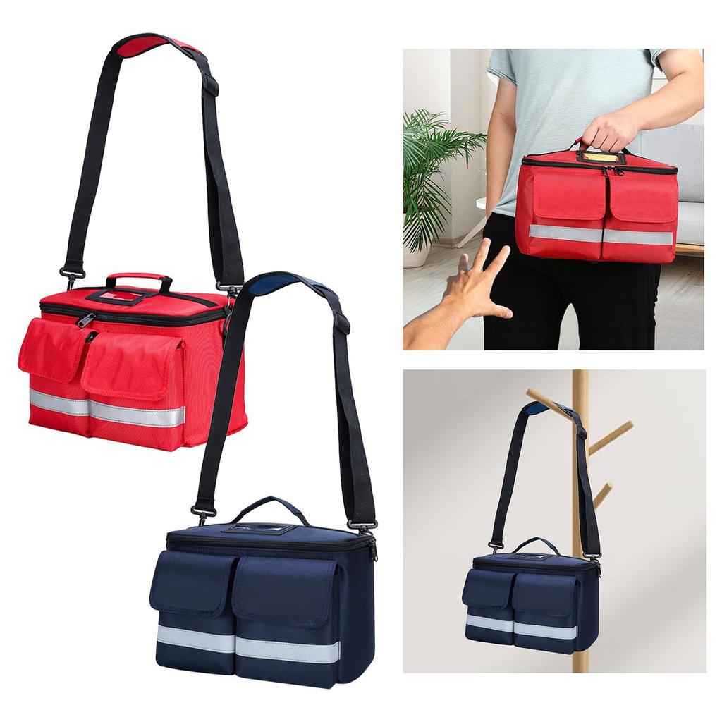 First Aid Bag Family First Aid Kits Box First Aid Kit Bag Empty Emergency Kit Case for Travel Home