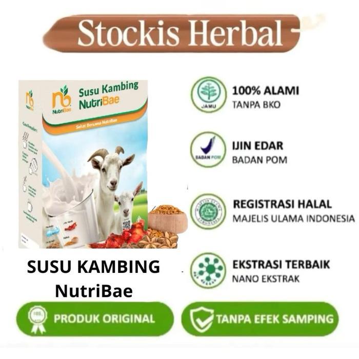 NutriBae Susu Kambing Probiotik Organik Susu Etawa + Sacha Inchi