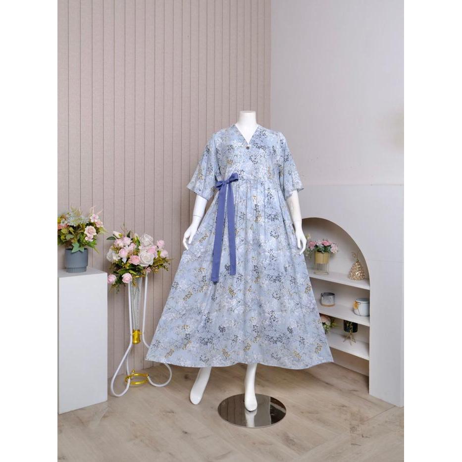 PROMO SPECIAL Zoraya Ayla Long Dress Daster Andin Rayon Premium Remaja Bumil Busui Terbaru Baju