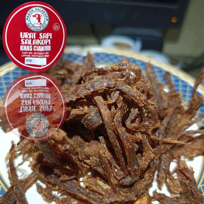Urat Sapi Salakopi Khas Cianjur Crispy pouch 100gr Food Kering Camilan ORIGINAL