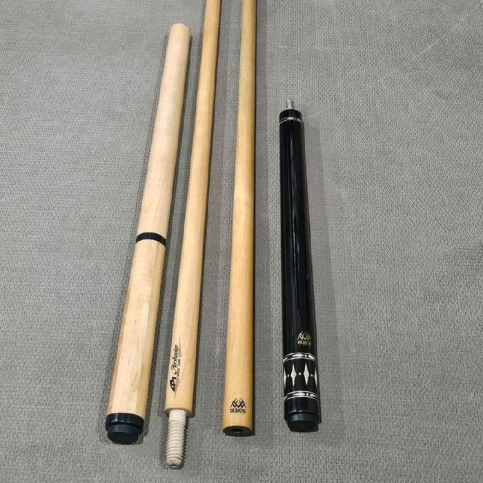 Jump cue Mezz Air Shooter Butt Custom _ Jump Cue Demon Inlay