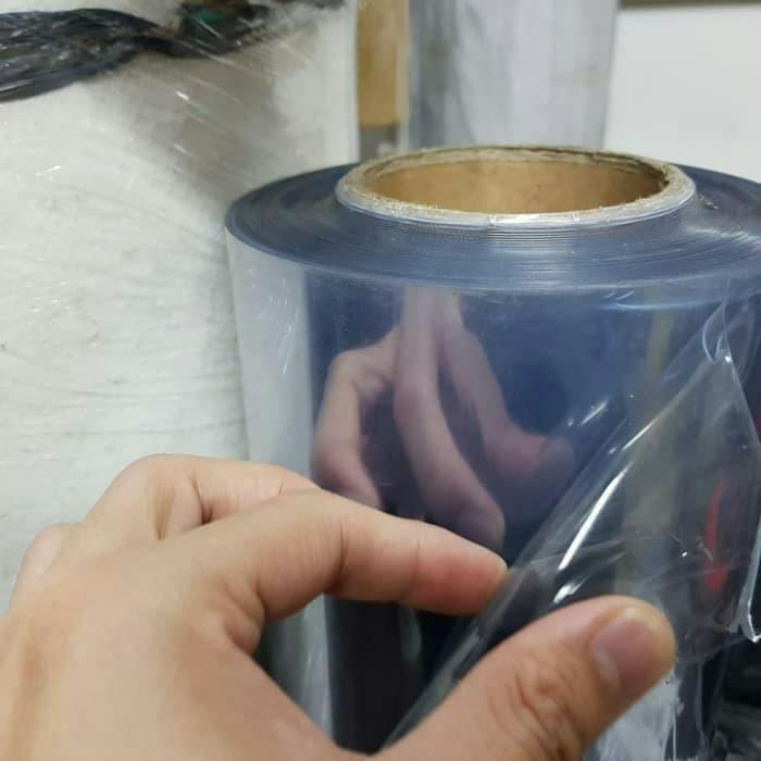 Mika PVC Transparan Bening Tebal 0,5 mm untuk Tirai atau Penutup Ruangan