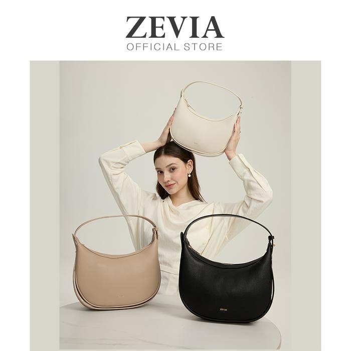 Elizabeth - Tas Wanita Slingbag Selempang Undeag Shoulder Bag Bahu Hitam Kulit