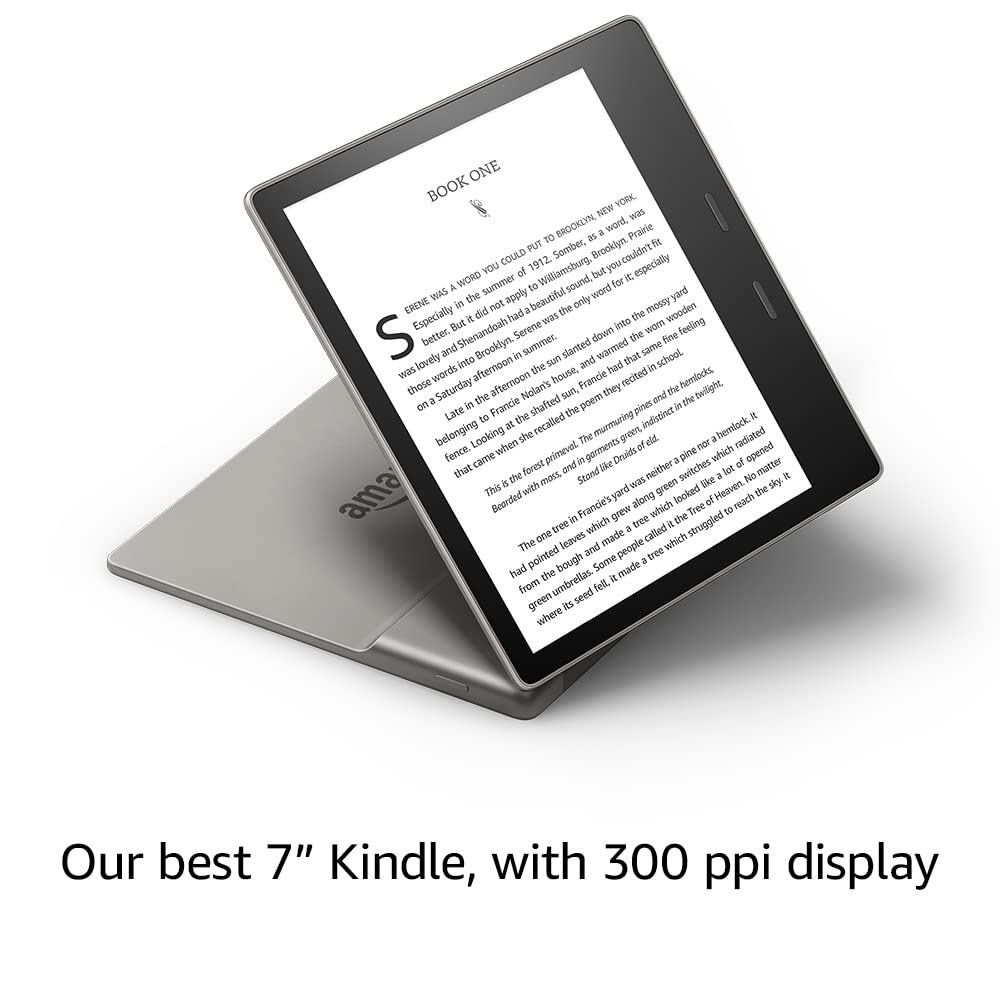 Kindle Oasis ebook reader With 7 display and page turn buttons Original second hand Kindle