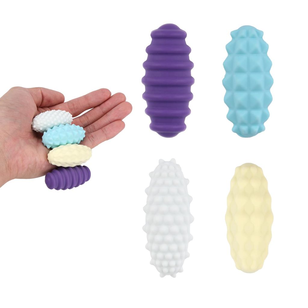 Magnetic Balls Fidget Toy,EDC Anti Stress Relief Toy Anxiety Silicone Oval Ball Sensory Magnet