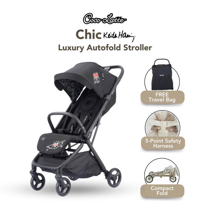 COCOLATTE KEITH HARING Chic Black Stroller