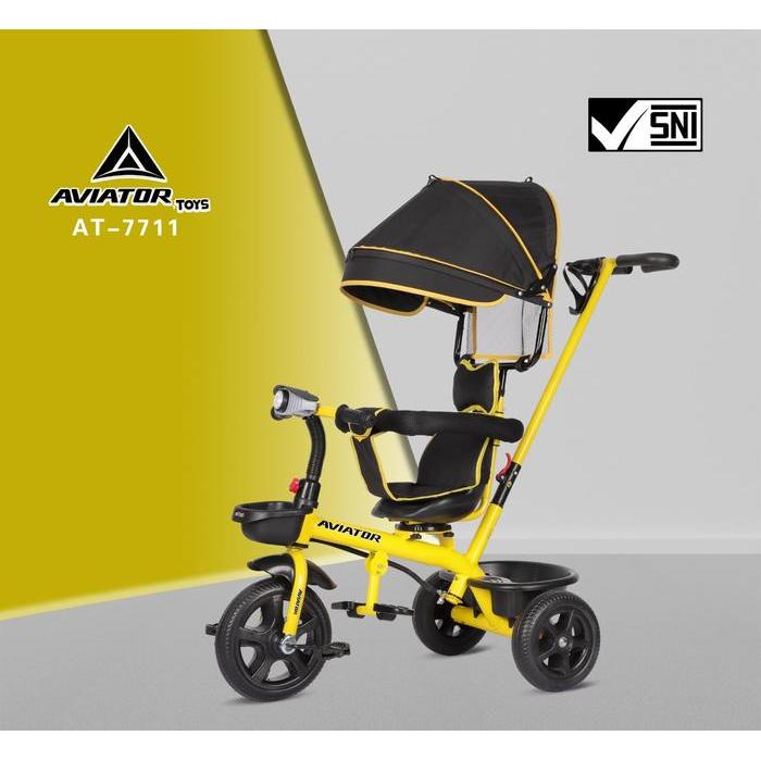 sepeda roda tiga tricycle sepeda tricycle anak aviator at-7711 sepeda anak kecil roda tiga - gowes