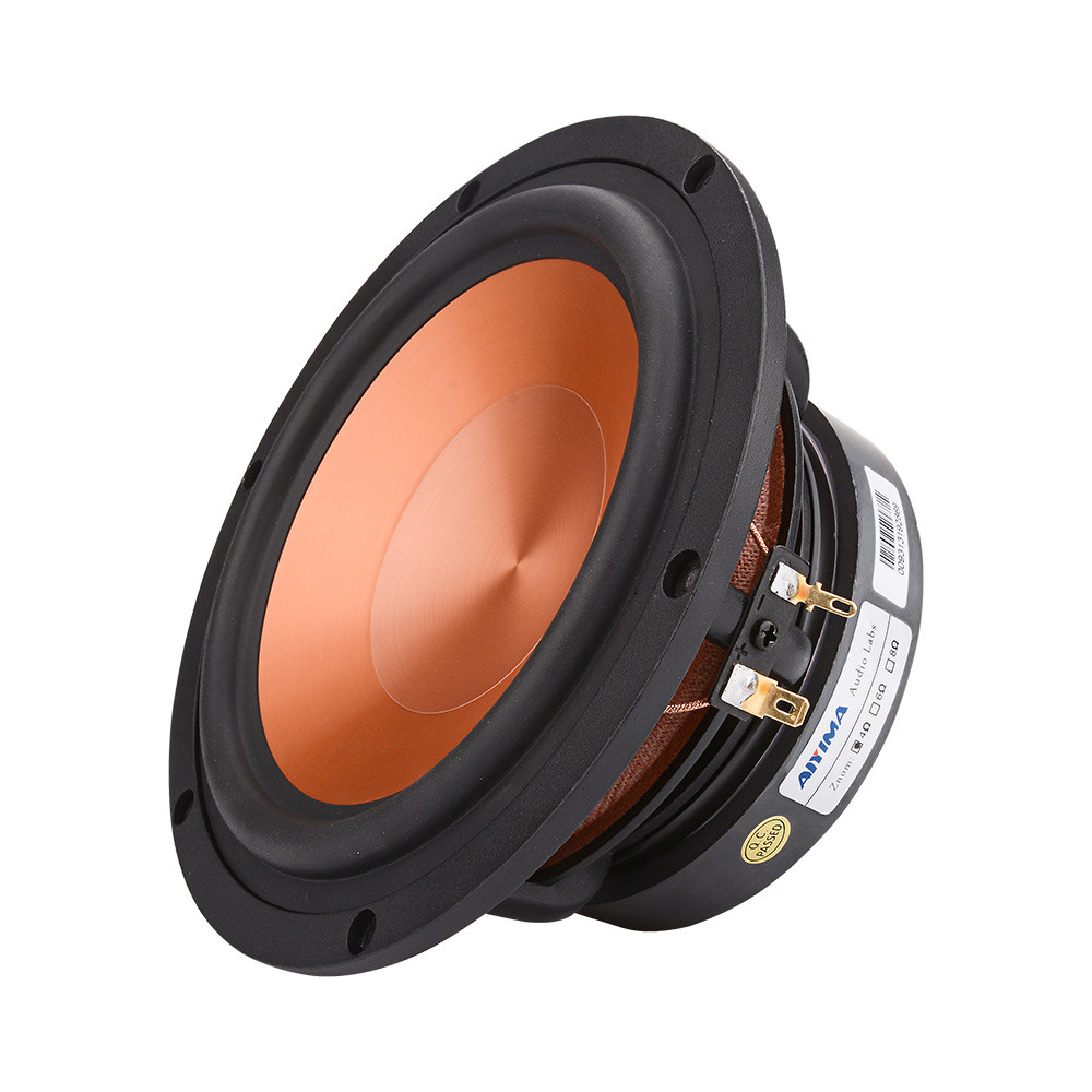 AIYIMA 1Pcs 6.5 Inch 100W Speaker 4 8 Ohm Midrange Woofer Sound Speaker Alto Bass Aluminum Ceramic