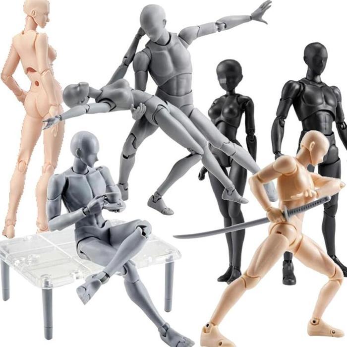 TERBARU FIGUR ARTIKULASI SHFIGUARTS BODY DX SET MODEL POSE MANEKIN AKSI SKETSA ANIME MANGA DESAIN