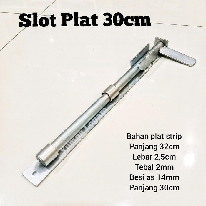 Slot Grendel 30Cm Kunci Pagar Besi Dan Kayu Ornamen Aksesoris Pagar Besi Tempa Gebyok Gerbang Garasi