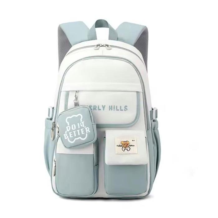 Tas Sekolah Dompet Kecil Tas Ransel Anak Cewek Cowok Banyak Ruang Motif Kekinian Fashion Kids