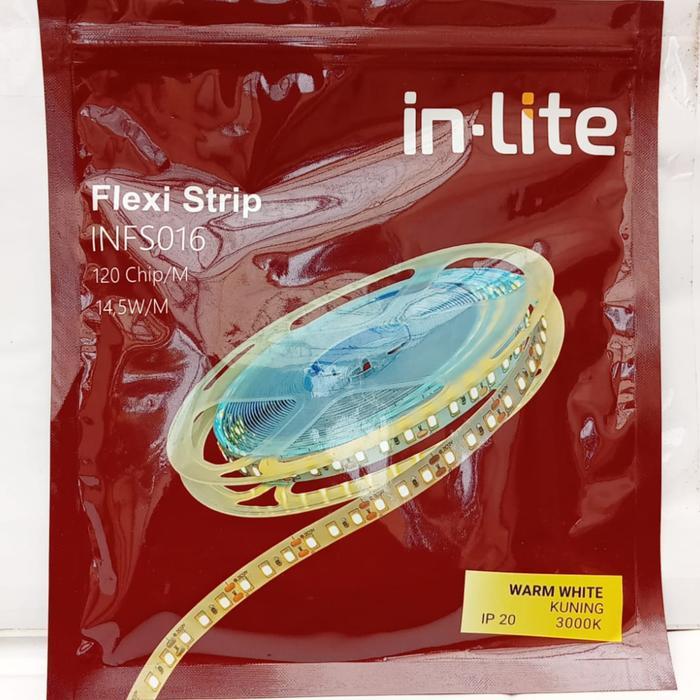 LAMPU LED STRIP 12V 14,5W/M 120 LED IP20 IP 20 INFS 016 - INLITE