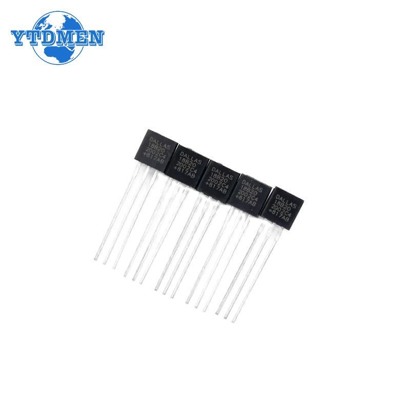 10PCS DS18B20 Chip Temperature Sensor TO-92 18B20 Electronic Chip DIY Electronic Programmable
