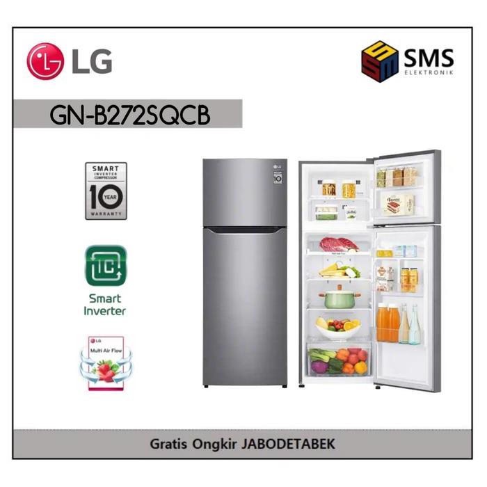 LG GN-B272SQCB KULKAS 2 PINTU GNB272SQCB GN-B272 272SQCB PROMO