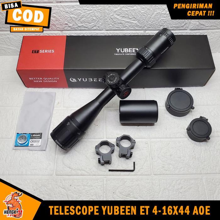 YUBEEN ET 4-16X44AOEG SCOPE TAHAN GETAR IMPORT TERBARU