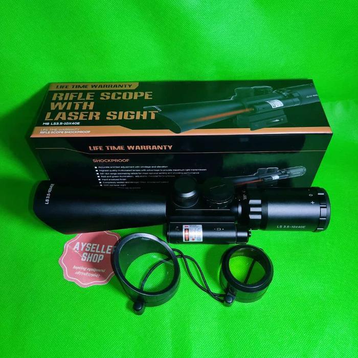 TELESKOP M8 TELESKOP DAN LASER LS 3.5-10X40E TELESCOPE RIFLE SCOPE M8