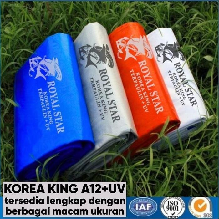 Terpal A12 Royal Star Uv Ukuran Lengkap All Size Bahan Korea A12+Uv Korea King Bahan Original Korea