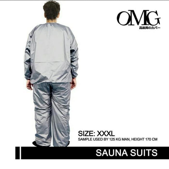 Setelan Baju Celana Sauna Suit Pembakar Lemak Pelangsing Xxxl Jumbo Tbk