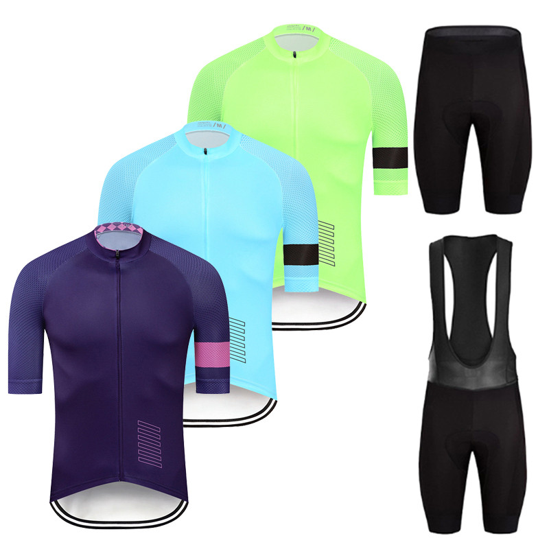 Pro Team Summer Bike Jersey Men Mtb Short Sleeve Cycling Set Bike Shorts Set MTB Ropa Ciclismo