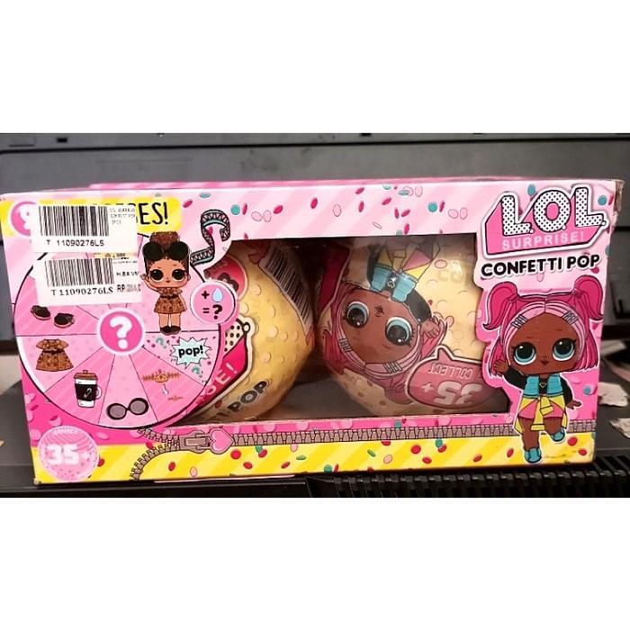 HOT SALE MAINAN LOL BESAR JUMBO CONFETTI POP SERIES KEJUTAN DALAM TELUR BOLA SURPRISE TERMURAH