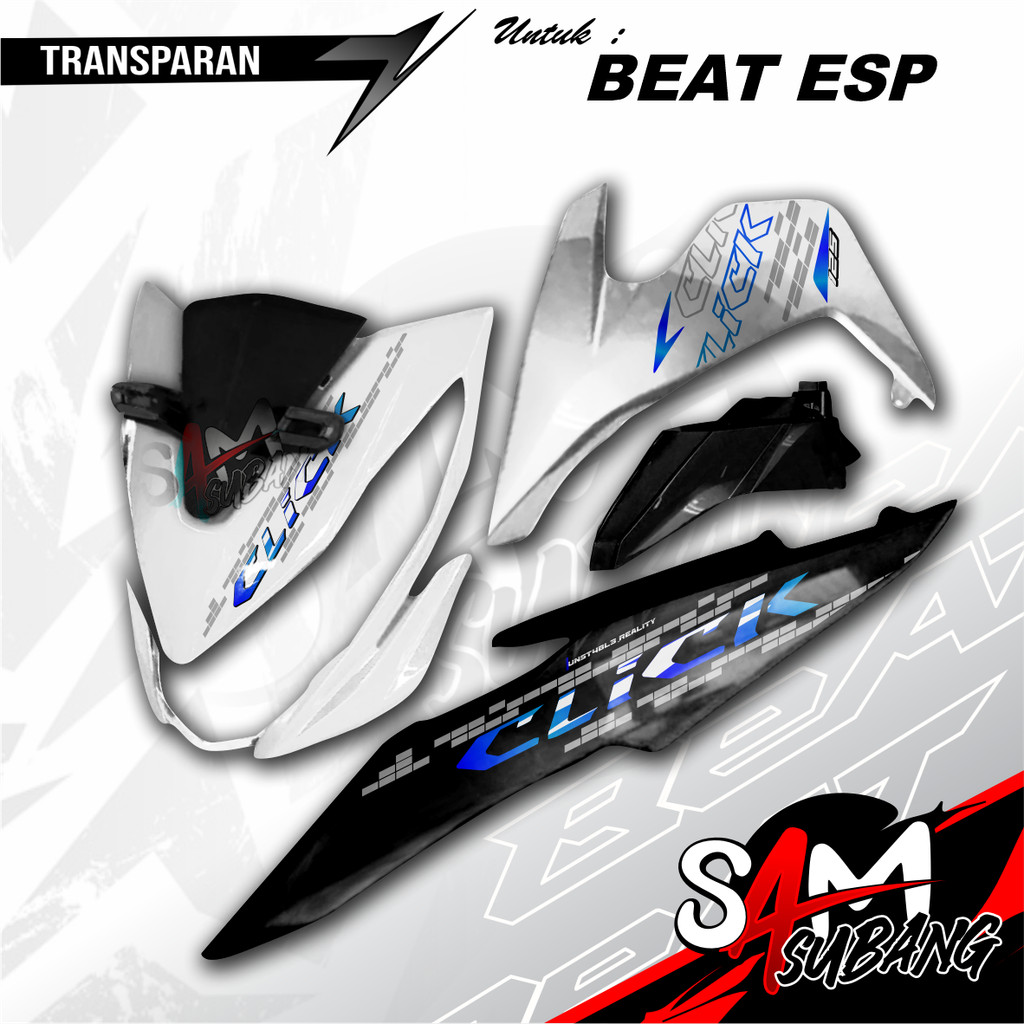 STRIPING TRANSPARAN HONDA BEAT ESP NVX