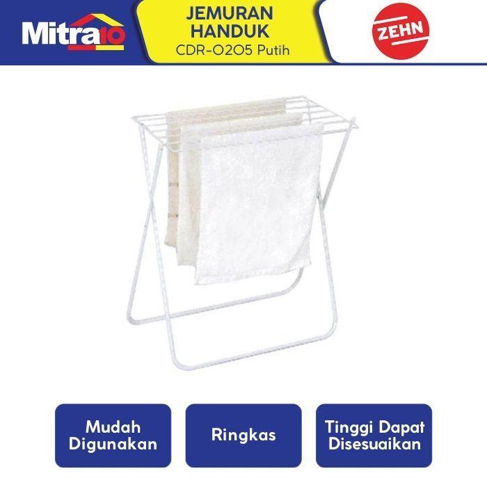 Zehn Rak Jemuran Handuk CDR-0205 Putih