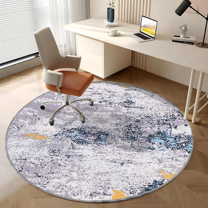 Karpet Bulat Minimalis Anti Slip Diameter 150cm Karpet Lingkaran