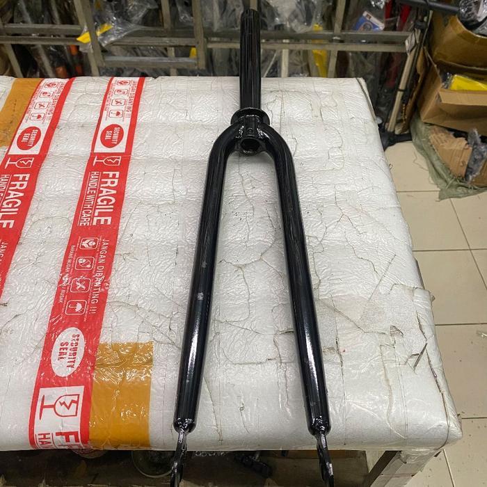 Fork Rigid Platinum 26 27.5 700c 29 Steel 28.6 Fixie Roadbike Gravel Federal MTB Warna Cat Hitam