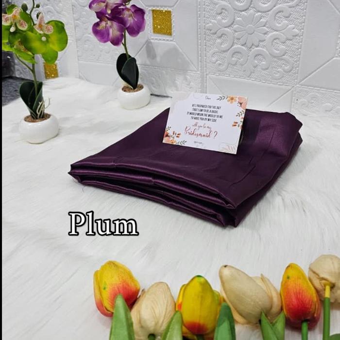 { Free Paper Bag Dan Kartu Braidesmaid } Seragaman Satin Bridesmaid / Baju Wisuda/ Seragaman