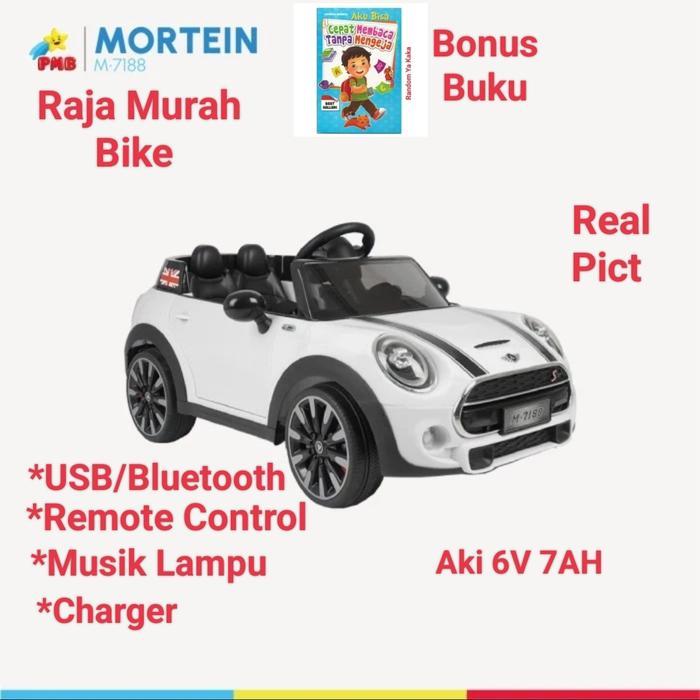 Mobil Aki M-7188 Mini Cooper Mainan Anak Mobil Aki Mini Cooper M-7188