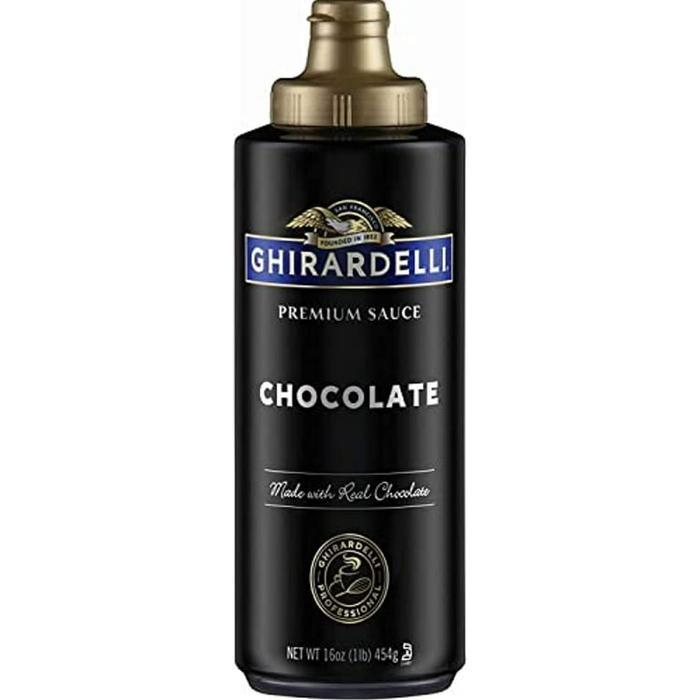 READY STOCK Ghirardelli Premium Chocolate Sauce Squeeze Bottle - 16 Oz/454 ml