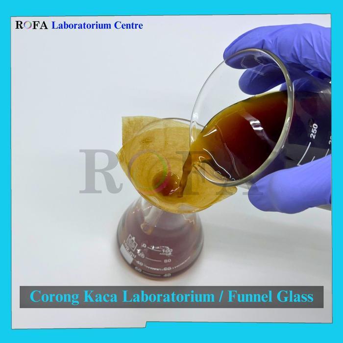 "New" ROFA Corong Kaca / Corong Pyrex / Corong Laboratorium / Funnel Glass / Corong Gelas / Corong