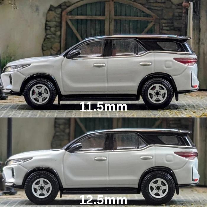 Velg Diecast 1:64 Bradley V Offroad Fortuner Mini Scale Stance ORIGINAL