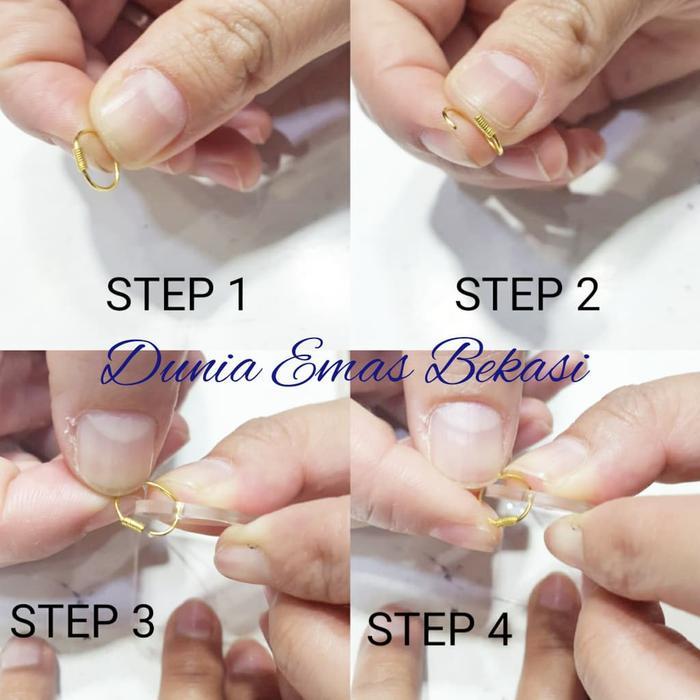 Promo Anting Kenip Bayi 1/4 Gram Emas 24 Karat. (Sebelah Saja) Terlaris