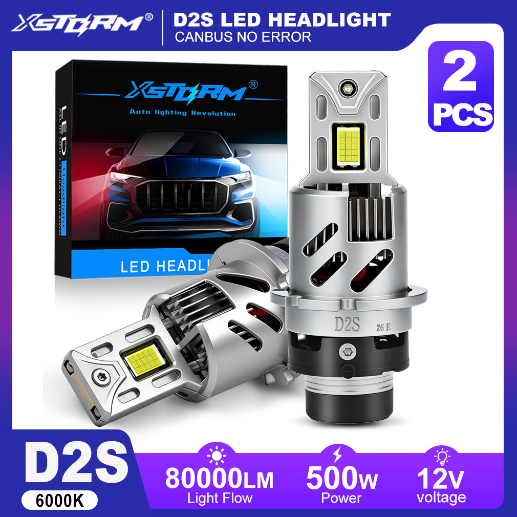 XSTORM D2S D4S LED Headlight Bulbs 5000w 80000LM D1S D3S Led Lights for Car Auto Headlight Canbus