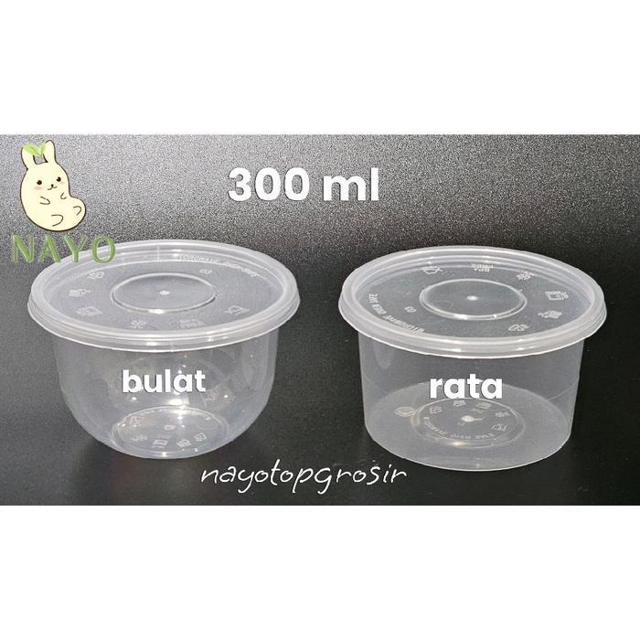Cup plastik 300ml 25pcs, Cup salad, Cup puding, Food container