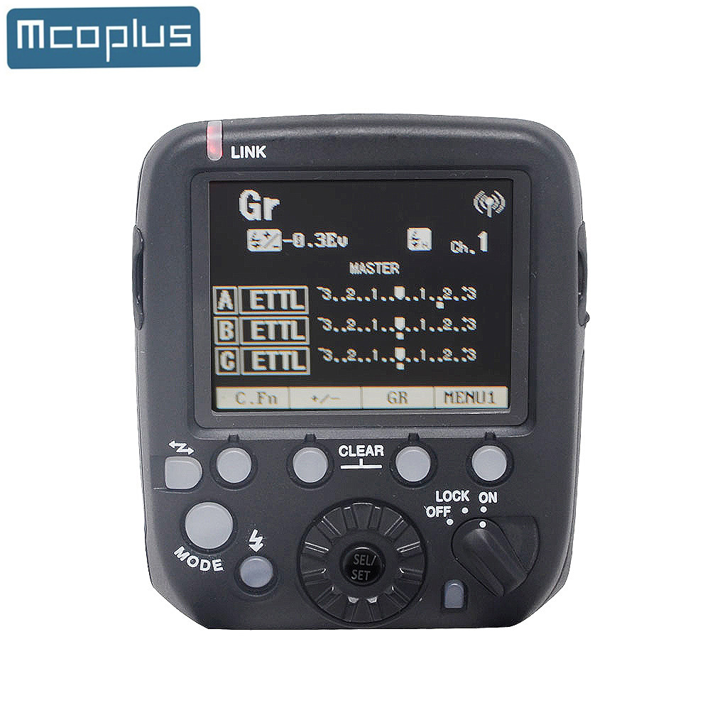 Mcoplus MT-E3-RT On-Camera Flash Speedlite Transmitter Flash Trigger for Canon ST-E3-RT 600EX-RT